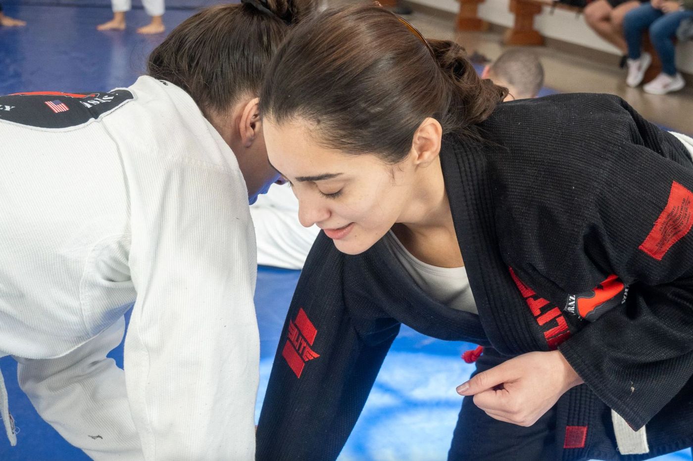 Women's Jiu Jitsu class training at Carlson Gracie Miami